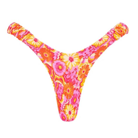 Kulani Kinis: RETRO Y THONG BIKINI BOTTOM - SUGAR RUSH - Picture 3 of 3